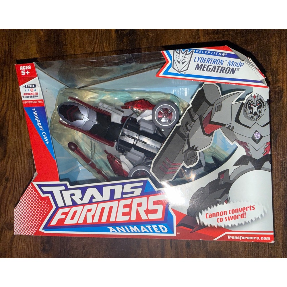 Hasbro Transformers Animated Voyager Class Cybertron Mode Megatron 2007 Figure